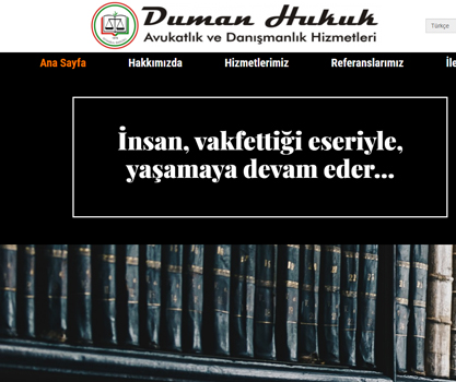 Duman Hukuk Avukatlık Ve Danışmanlık Hizmetleri - AVUKAT FATİH DUMAN - Web sitesi Yazılım Yapımda... pc